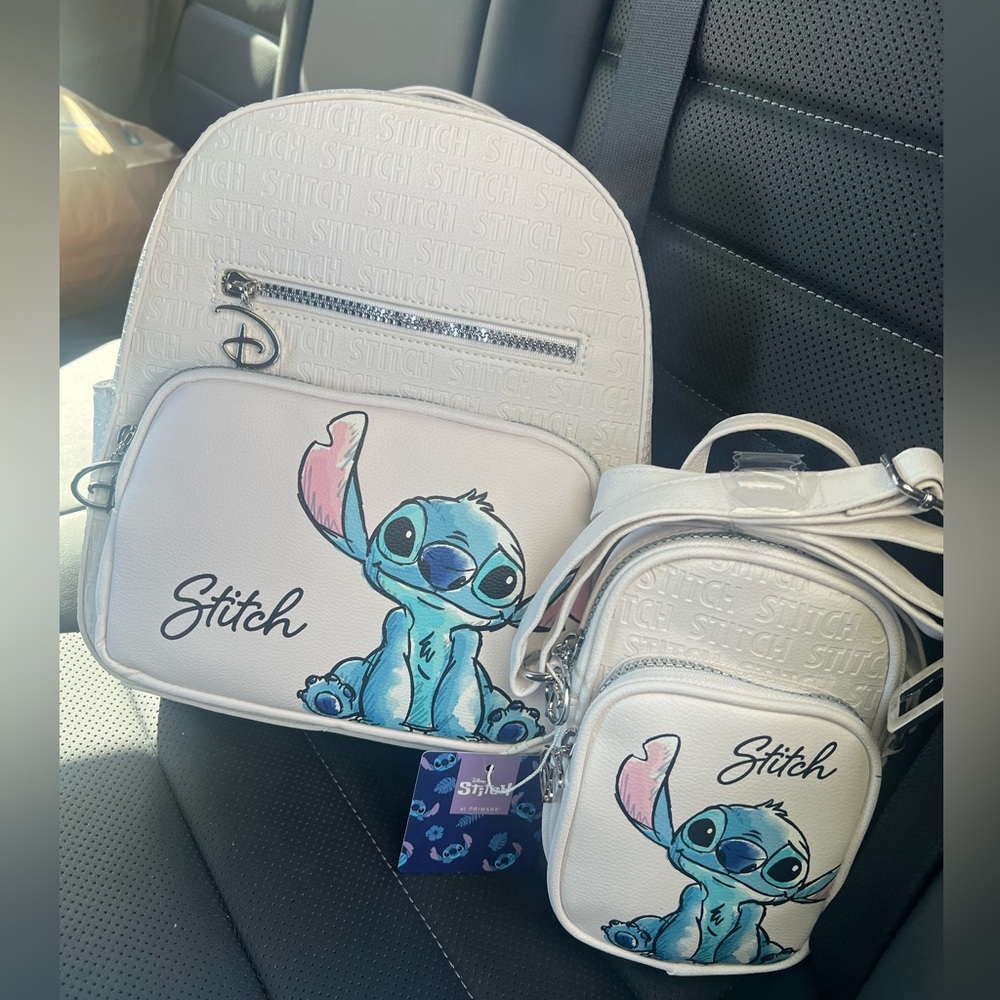 Disney Stitch Backpack and Phone Case